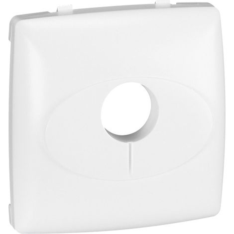 Enchufe de televisión simple empotrado - Blanco