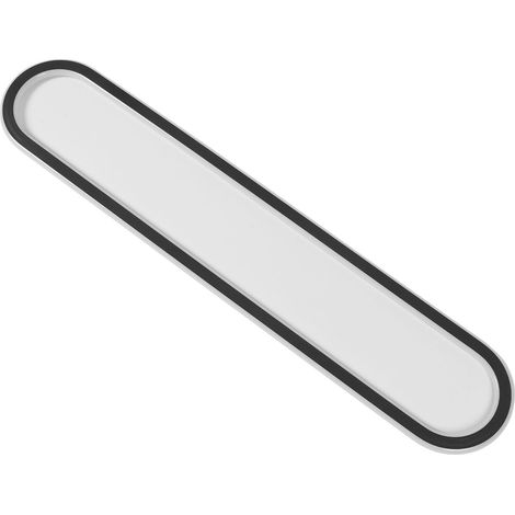 Plafonnier LED moderne à intensité variable, luminaire linéaire encastré pour cuisine, bureau, chambre, couloir (1/5)