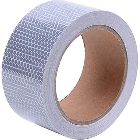 Reflektierendes Sicherheitsband 5 cm x 5 m – Wasserdichtes und wetterfestes Band für Autos, Fahrräder, Lkw und Wohnmobile