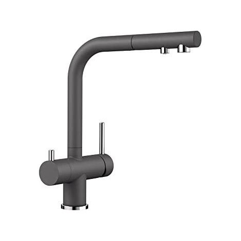 Blanco Fontas-S II grifo de cocina gris roca Silgranit