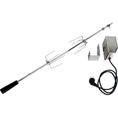 Allgrill Grillspieß-Set für Gasgrill Ultra, Chef XL und Outdoorküche 110 cm Drehspieß (1/5)