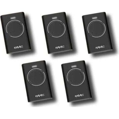 Neptune – Télécommande 2 canaux 868 MHz – Hopping code avec auto-apprentissage – Longue portée – Pour motorisations FAAC (1/3)