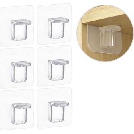 Shelf Holders Self-Adhesive - Shelf Holders 12-Pack (1/5)