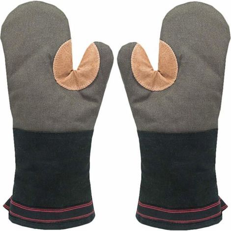 Heat-resistant kitchen gloves for cooking, grilling, baking, pizza, for men, up to 500°F. (1/5)