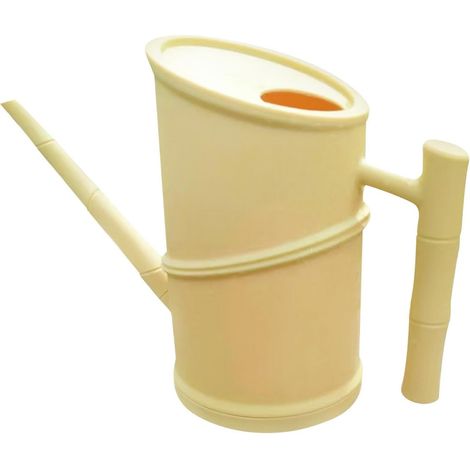 1,8 L du Jardin arrosage Peut avec poignée, Courbe de pelouse Cadeau d'arrière-Cour arrosage, Jaune (1/3)