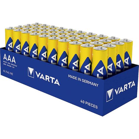 Varta Longlife Power 4903 Batteria Alcalina AAA 40 pezzi