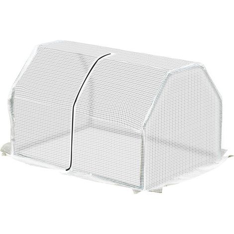 Mini serre , résistante aux intempéries, facile à transporter, 99 cm x 71 cm x 60 cm, tunnel de culture, verte (1/4)