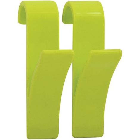 Lot de 2 crochets pour sèche serviettes Vert pistache MSV