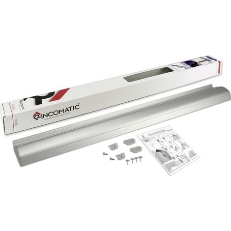 Rinco-Matic Basic-40 697 Mm Aluminio   - RINCOMATIC BASIC 40 - Bisagra con nudo visto decorativo (1/5)
