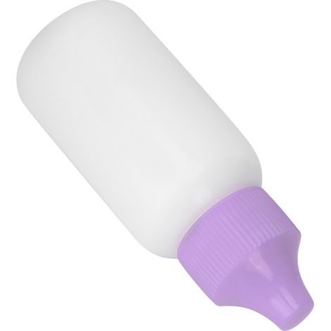 Colle pour perruques en dentelle, colle translucide à forte adhérence, adhésif pour postiches, 38 ml, couvercle violet (1/5)