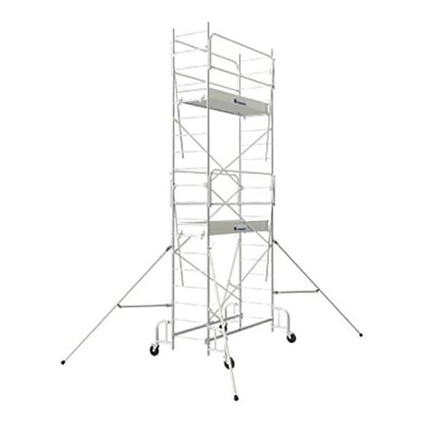 Rollgerüst 2 Plattformen - Max. Arbeitshöhe. 7.80m - 3140058