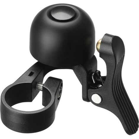 Sonnette de vélo pour le côté gauche du guidon - noire (1/5)