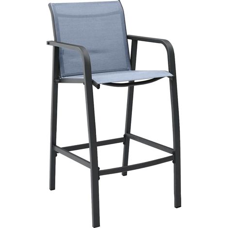 Maison Exclusive - Set Bar da Giardino 5 pz Nero e Grigio (1/5)