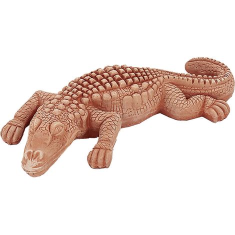 COCCODRILLO IN TERRACOTTA CM.36