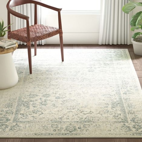 Tapis Carré 183 x 183 cm, Ivoire (1/5)