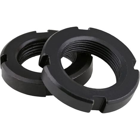 Écrous Ronds Écrou à Fente Rond Quatre écrous de Fente, M20x1.5mm, 5 pcs (1/5)