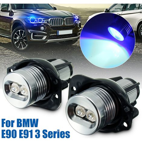 Feu diurne LED bleu pour BMW Série 3 E90/E91 06‑08 (1/5)