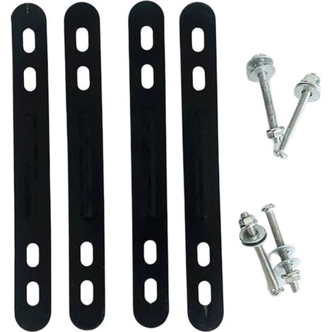 Accessoires de vélo - Supports de porte-bagages arrière fiables pour paniers de vélo électriques et pliants disponibles ici (argent)