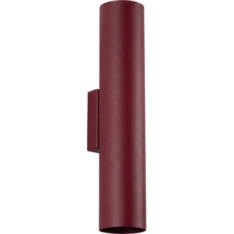 Wandleuchten Lagos burgund 2xGU10 6cm Stahl Sollux (1/5)