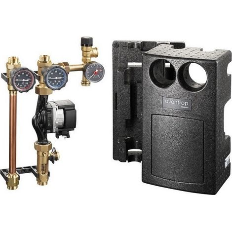 OVENTROP Stazione solare Regusol SH-180 DN 25, Grundfos UPM3 W3 Solar 25-75 PWM, 2 - 15 l/min, 6 bar, 1368064