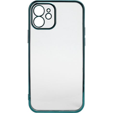 SULADA Coque de Téléphone iPhone 12, Protection Complète TPU Électroplaquée, Vert (1/5)
