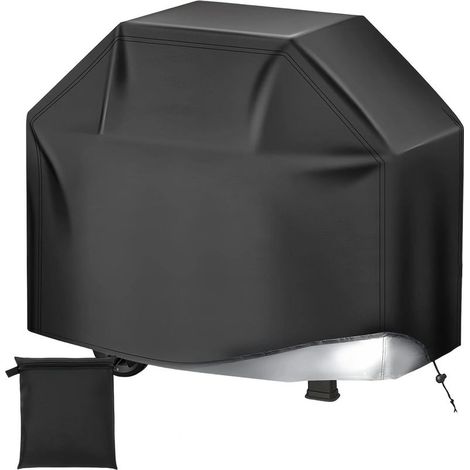 Housse Barbecue Exterieur, 80 × 66 × 100 cm Bache Barbecue Exterieur, Noir Housse Plancha, Matière en Polyester, pour Intérieur, Extérieur, Balcon et Terrasse (1/5)