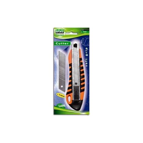 CUTTER MAXI IMPUGN GOMMA C/2LAME LEBEZ 9207B (1/2)