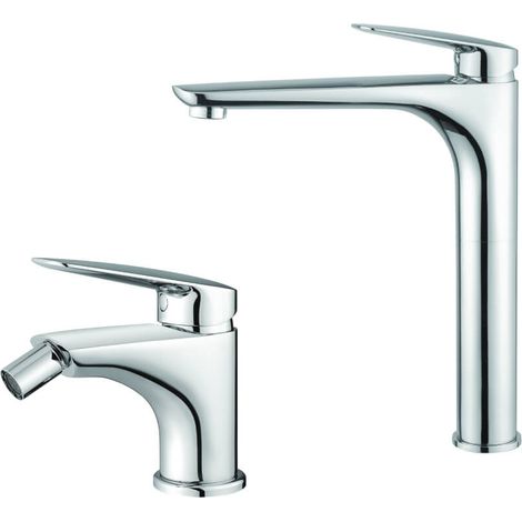 Set miscelatori Mamoli Penelope lavabo alto e bidet (1/4)