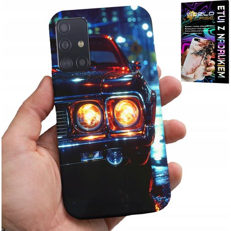 Custodia per Samsung Galaxy A51 - auto classiche, design automobilistico classico (1/5)