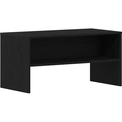 Maison Exclusive - Meuble TV chêne noir 80x40x40 cm bois d'ingénierie