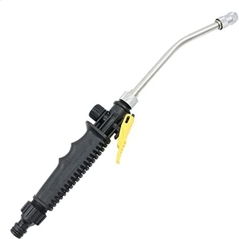 Lance PulvéRisation Haute Pression Nettoyeur - Power Washer Buse Eau Pistolet Tuyau D'Arrosage Longue DuréE Lavage Voiture Amovible 38 Cm Atomiseur RéGlable Nettoyage Rechange 1 PièCe Noir (1/5)