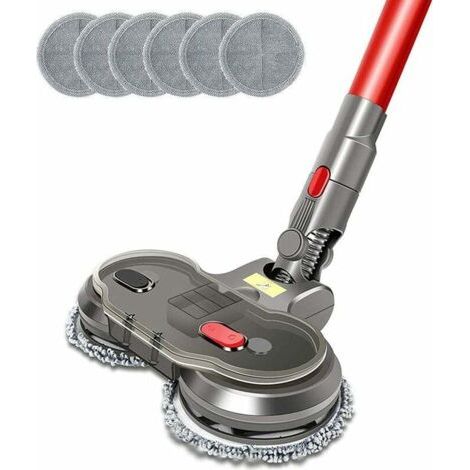 Tête de Balai électrique pour Aspirarateur V10 V11 V7 V8, Balai Brosse pour Dyson,Accessoire de Vadrouille électrique Brosse Rotative pour Aspirateur Dyson Fluffy,Absolute,Absolute Extra, Animal
