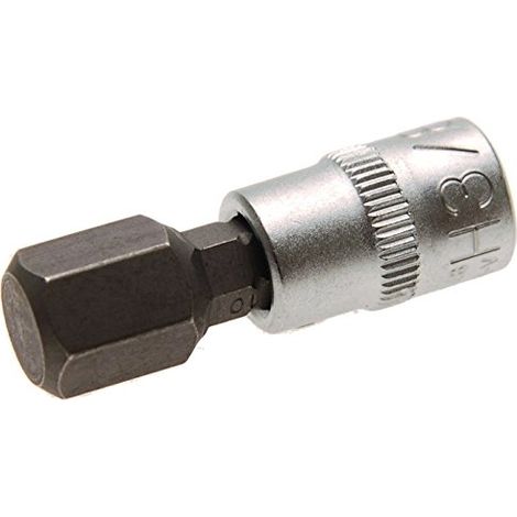 BGS Bit-Einsatz Antrieb Innenvierkant 6,3 mm (1/4") Innensechskant 3/8" - 2748