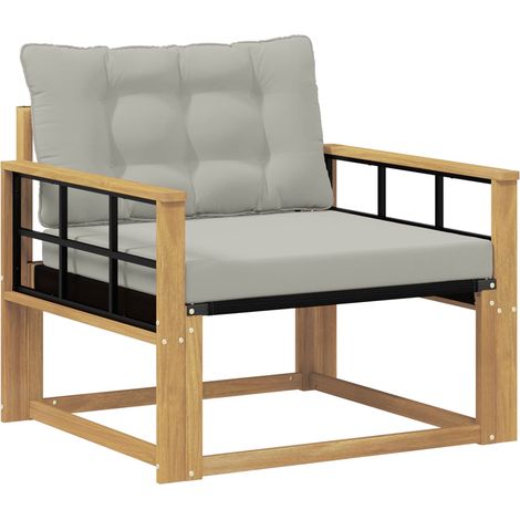 Maison Exclusive - Outdoor-Sofagarnitur Massives Akazienholz und (1/5)