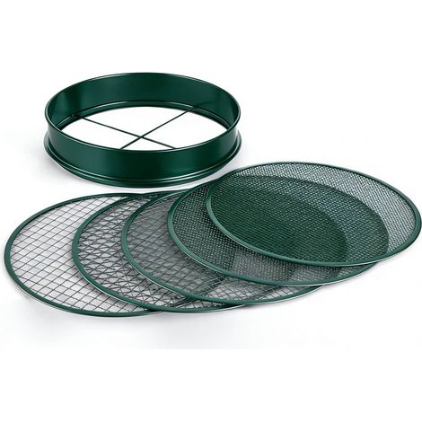 Colino da giardino 5 in 1, acciaio inossidabile, Ø 30 cm