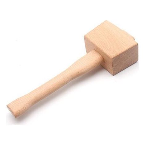 Maillet de menuisier en Bois Marteau PoignéE Outil Menuiserie à Hêtre Frappe Inclinée Pour Bricolage Travail Du 245 mm (1/5)
