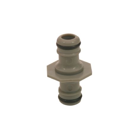 Irrigo Art.0324 raccord double pour tuyaux 1/2" irrigation jardinage eau