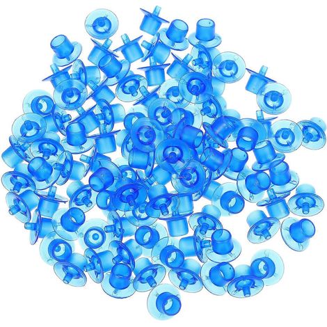Gobelets d'élevage d'abeilles, outils apicoles pour l'élevage de reines, paquet de 100, en plastique bleu. (1/5)