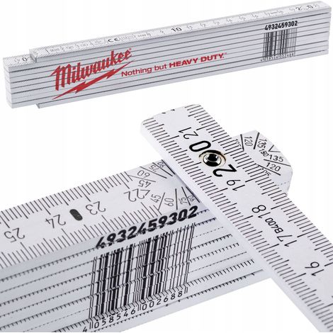 Mètre pliant en bois 2m – Précision Classe 3 G – Articulation laiton pour mesures précises – Usage facile pour angles difficiles (1/5)