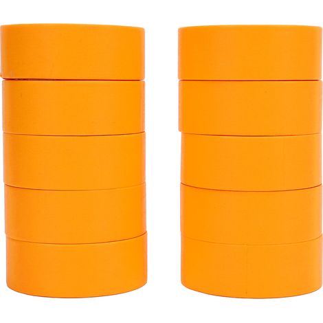 10 Rouleaux Ruban de Masquage Papier Fortement Adhésif pour Peinture et Décoration Maison (1/5)