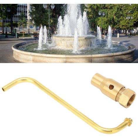 Buse de fontaine à bulles en laiton avec filetage femelle G1/2, tête de pulvérisation pour bassin et aménagement paysager (1/5)
