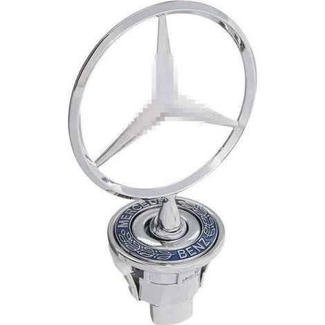 Emblème d'ornement de Capot Avant de Voiture en métal pour Mercedes Benz Classe C E S W (1/4)