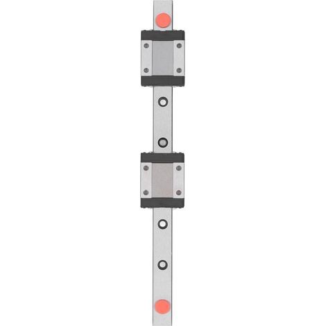 MGN12C Miniatur-Linearführungsschienen-Lagergleitsatz mit 2 Gleitblöcken für 3D-Drucker und CNC-Teile 100 mm / 3,94 Zoll (1/5)