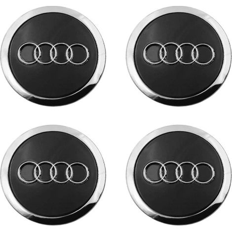 Mittelkonsolenblenden für Audi, 60 mm, 4er-Set, schwarz mit Chromleiste, schwarz mit ChromleisteParis, schwarz mit Chromleiste, schwarz mit Chromleiste (1/4)