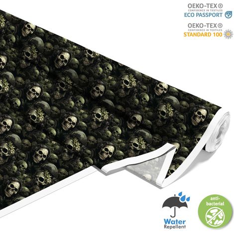 TESSUTI DECORATIVI PER ESTERNI OXFORD - Motivo Teschio I DX4625 (1/5)