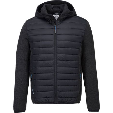 2-Material-Jacke Baffle KX3 Grau Marl M (1/2)