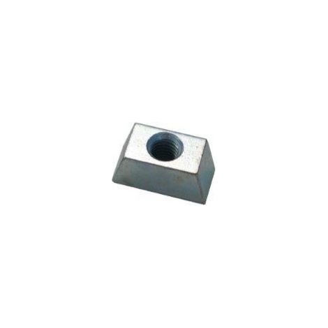 Écrou M10, Galvanisé, pour rail de 12 x 12mm ( Prix pour Sachet de 50 )