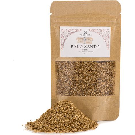 Encens Yasmeen Palo Santo en vrac, moulu pour brûler sur du charbon de bois, 20 g