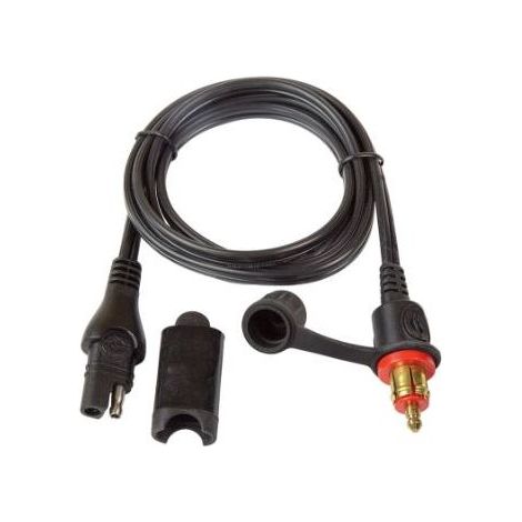 Raccord pour chargeur TECMATE connexions SAE/Fiche allume cigare mâle DIN 12V, 10A max, L: 1,2m. Remplace XTESAE79. (1/4)