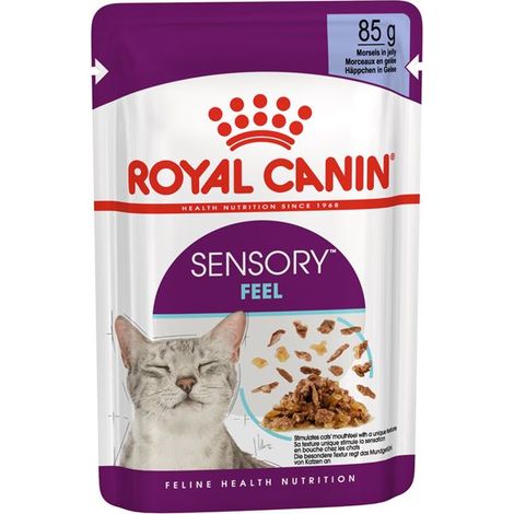 Royal Canin Cat Sensory Feel in Gelatina  - Royal Canin Cat Sensory Feel in Gelatina - Bustina Da 85 Gr (1/2)